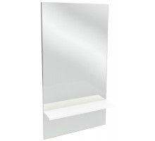 Зеркало с полкой белый 59*107,2 см Jacob Delafon Struktura EB1212-N18