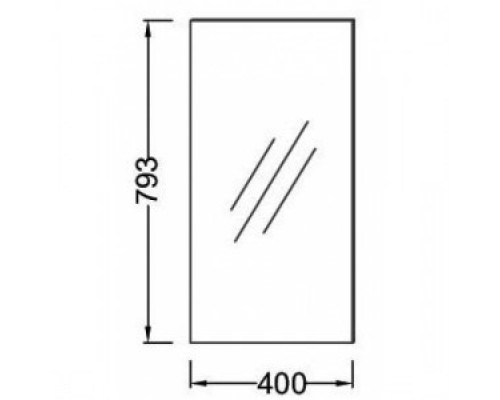 Jacob Delafon Pop Laminar EB407-NF Зеркало 40 см