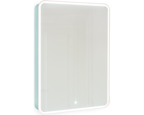 Зеркальный шкаф 60x85,5 см бирюзовый бриз R Jorno Pastel Pas.03.60/BL