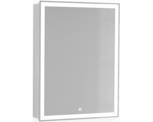 Зеркальный шкаф 60x80,1 см белый Jorno Slide Sli.03.60/W