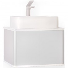 Тумба с раковиной французский серый 57,4 см Jorno Pastel