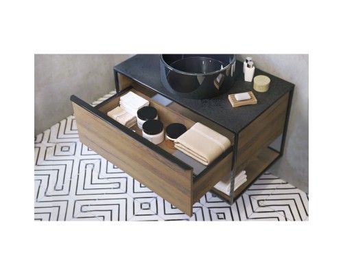 Комплект мебели древесный аттик/черный 75 см Jorno Steal SET/Ste.01.75/P/Da/0025403/Ste.02.50/Pl/B Комплект мебели древесный аттик/черный 75 см Jorno Steal SET/Ste.01.75/P/Da/0025403/Ste.02.50/Pl/B