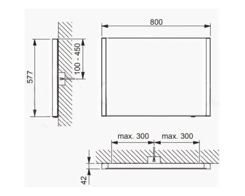 Зеркало 80x57,7 см KEUCO Royal Reflex.2 14296002500