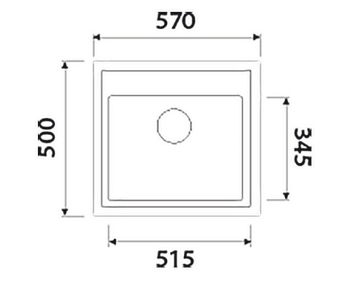 Кухонная мойка Kaiser серый KGM-5750-G