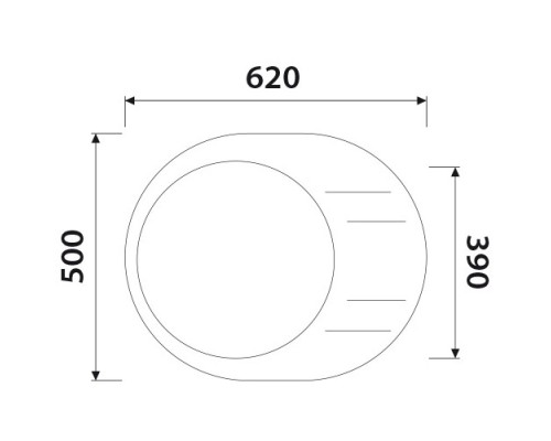 Кухонная мойка Kaiser песочный KGMO-6250-S