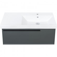 Тумба серо-зеленый матовый 87,6 см La Fenice Elba FNC-01-ELB-G-90