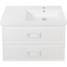 Тумба белый матовый 87,6 см La Fenice Cubo Twin FNC-01-CUB-B-90-2