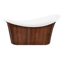 Акриловая ванна 175x82,5 см Lagard Tiffany Brown Wood lgd-tf-bw