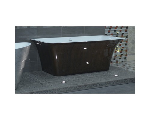 Акриловая ванна 160,5x77 см Lagard Evora Brown Wood lgd-evr-bw