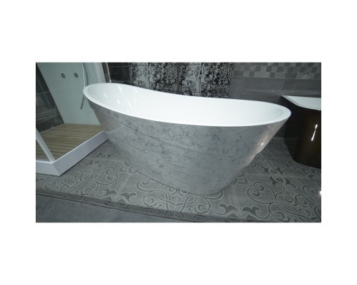 Акриловая ванна 170x74,5 см Lagard Alya Treasure Silver lgd-alya-ts