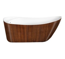 Акриловая ванна 170x76 см Lagard Minoti Brown Wood lgd-mnt-bw