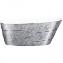 Акриловая ванна 170x75 см Lagard Auguste Treasure Silver lgd-agst-ts