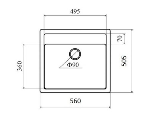 Кухонная мойка SCANDIC Lava Q2.SCA