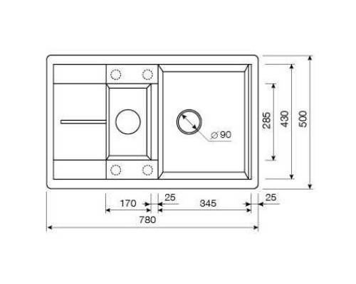 Кухонная мойка SCANDIC Lava D4.SCA