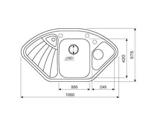 Кухонная мойка SCANDIC Lava A3.SCA