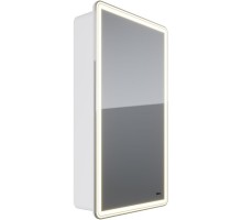 Зеркальный шкаф 45x80 см белый глянец R Lemark Element LM45ZS-E