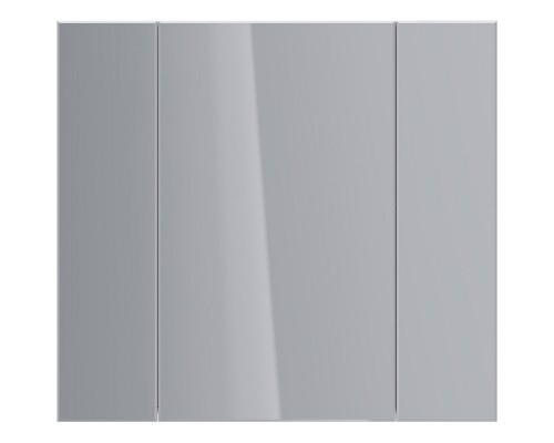 Зеркальный шкаф 90x79 см белый глянец Lemark Universal LM90ZS-U