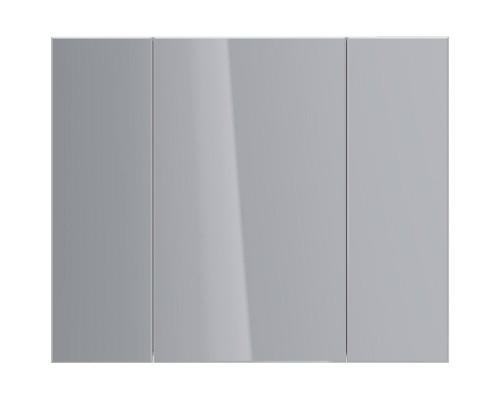 Зеркальный шкаф 100x79 см белый глянец Lemark Universal LM100ZS-U