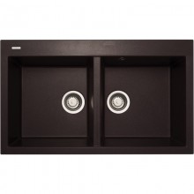 Кухонная мойка марон Longran Amanda AMG860.500 20 - 93