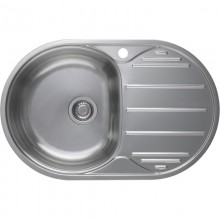 Кухонная мойка полированная сталь Longran Eclipse ELP780.500 -GT8P 2L