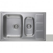 Кухонная мойка декоративная сталь Longran Lotus LTL780.500 15XT8P