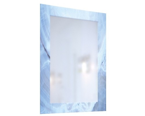 Зеркало 60x80 см голубой мрамор Marka One Glass У73245