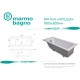 Ванна из литого мрамора 180x80 см Marmo Bagno Ницца MB-N180-80