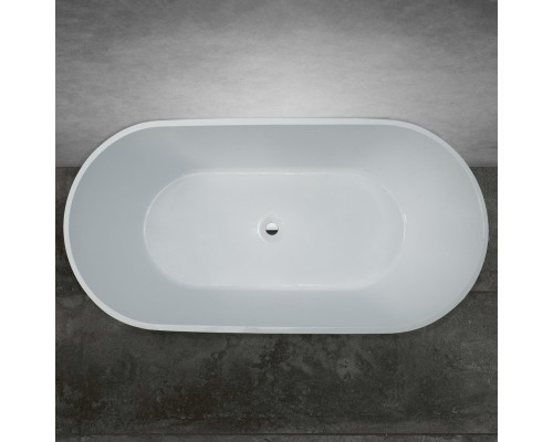 Ванна из литого мрамора 168x80 см Marmo Bagno Палермо MB-PL170-80