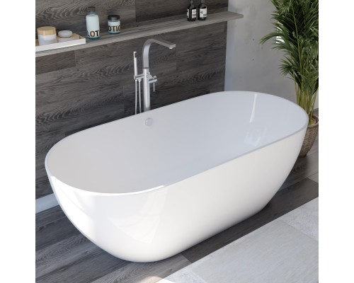 Ванна из литого мрамора 168x80 см Marmo Bagno Палермо MB-PL170-80