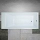 Ванна из литого мрамора 170x70 см Marmo Bagno Алесса New MB-ALN170-70