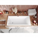 Ванна из литого мрамора 180x80 см Marmo Bagno Алесса New MB-ALN180-80