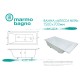 Ванна из литого мрамора 150x70 см Marmo Bagno Алесса New MB-ALN150-70