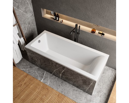 Ванна из литого мрамора 170x70 см Marmo Bagno Ницца MB-N170-70