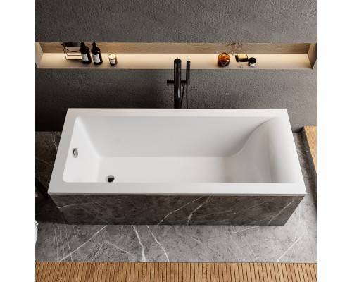 Ванна из литого мрамора 180x80 см Marmo Bagno Ницца MB-N180-80