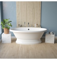 Ванна из литого мрамора 180x90 см Marmo Bagno Аззуро MB-A180-90