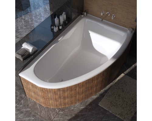 Ванна из литого мрамора 170x110 см R Marmo Bagno Альба MB-BR170-110