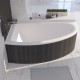 Ванна из литого мрамора 170x110 см L Marmo Bagno Альба MB-BL170-110
