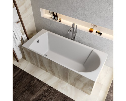 Ванна из литого мрамора 150x70 см Marmo Bagno Глория MB-GL150-70