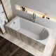 Ванна из литого мрамора 150x70 см Marmo Bagno Глория MB-GL150-70