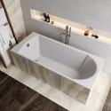 Ванна из литого мрамора 170x70 см Marmo Bagno Глория MB-GL170-70