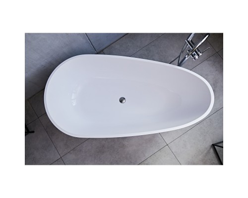 Ванна из литого мрамора 169,5x84 см Marmo Bagno Венеция MB-VN170-85