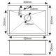 Кухонная мойка Melana ProfLine 3,0/220 D6045HG золото