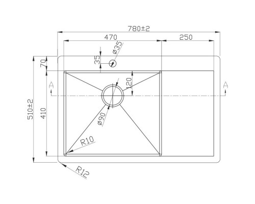 Кухонная мойка Melana ProfLine 3,0/220 D7851HG-L золото