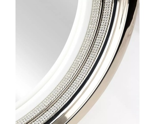 Зеркало 69x69 см белый декор платина Migliore Dubai 28449