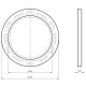 Зеркало 76x76 см бронза Migliore 30914