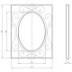 Зеркало 73x95 см бронза Migliore 30627