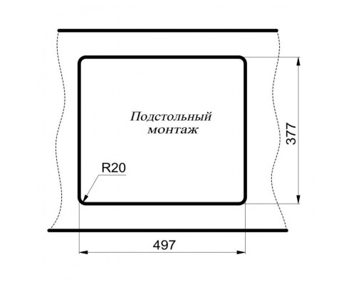 Кухонная мойка Milacio Leon 55 черный MC.77081