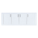 Экран для ванны MistyБалтика L=1500 МДФ белая эмаль Э-Бал11150-011