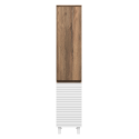 Шкаф - пенал Brevita Dakota - 35 универсальный левый (белый)