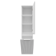 Шкаф - пенал Brevita Enfida - 40 с бельевой корзиной универсальный правый (белый)